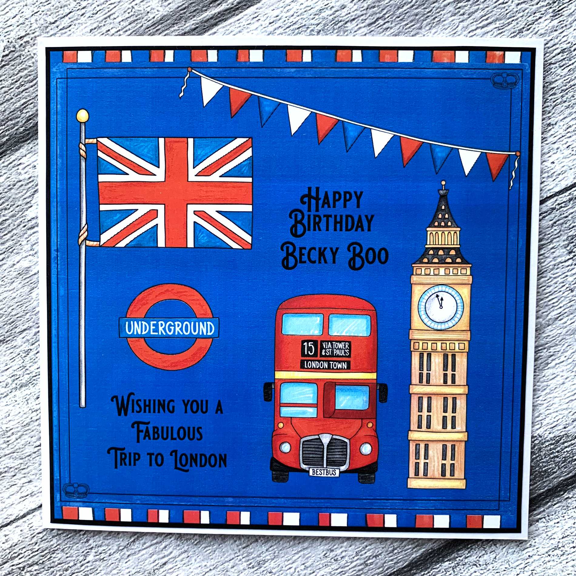 Becky's London Birthday by Made By Mandy Becky's London Birthday